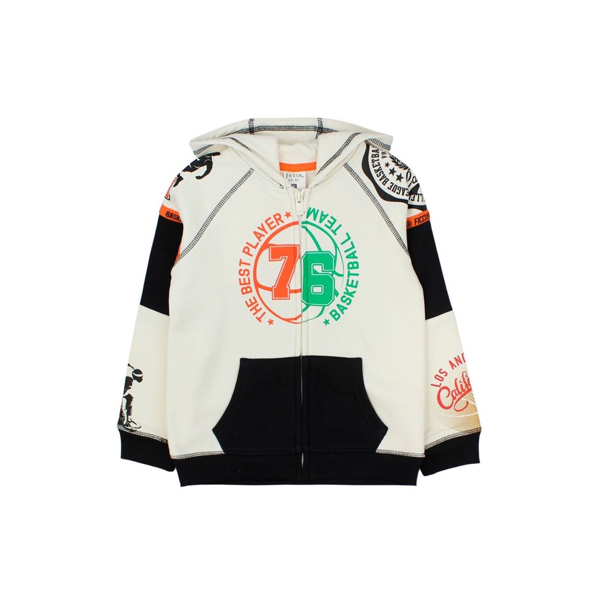 FICCUS - Polerón Kids Niño Academy Blanco.