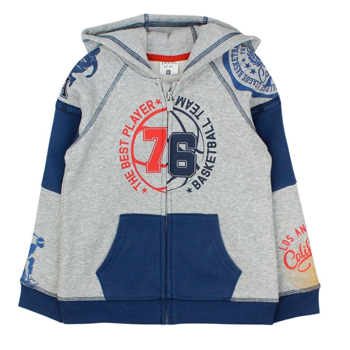 FICCUS - Polerón Kids Niño Academy Gris