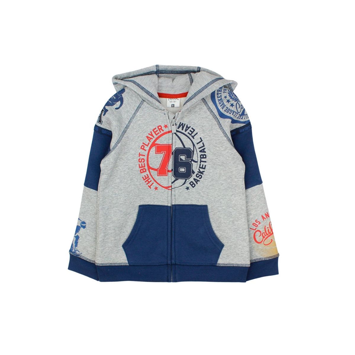 FICCUS - Polerón Kids Niño Academy Gris