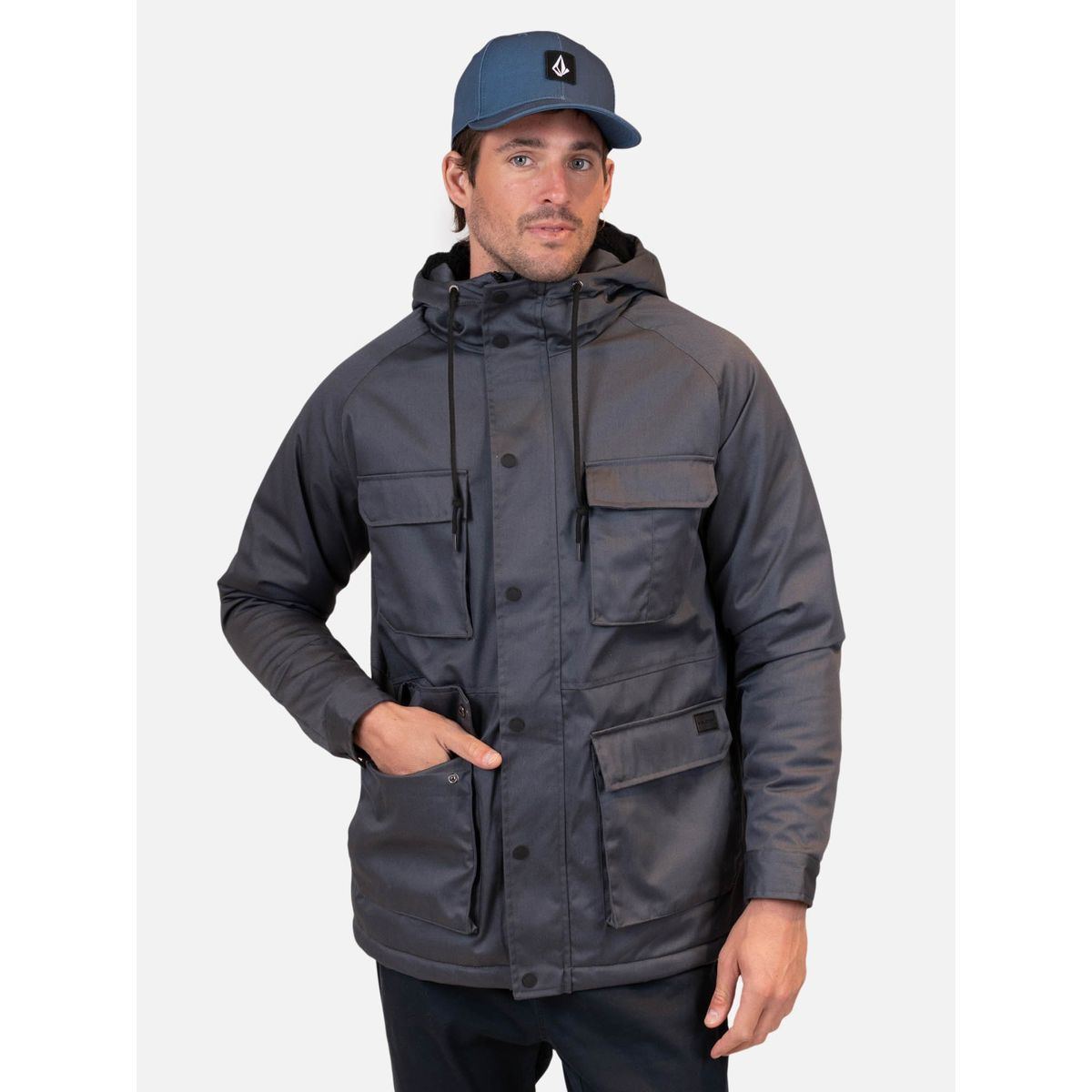 VOLCOM - Chaqueta Raglan Gris Hombre Volcom - Gris