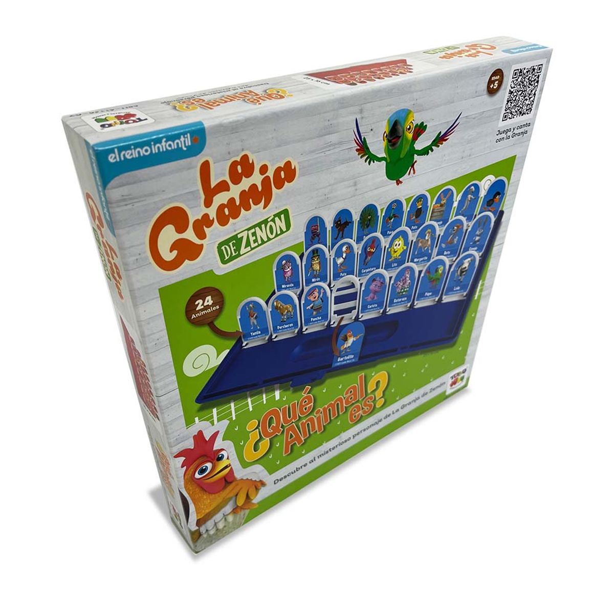 LA GRANJA DE ZENON - Juego de Mesa Que Animal Es - Zenon