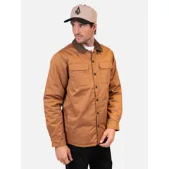 VOLCOM - Chaqueta Field Beige Hombre - Beige
