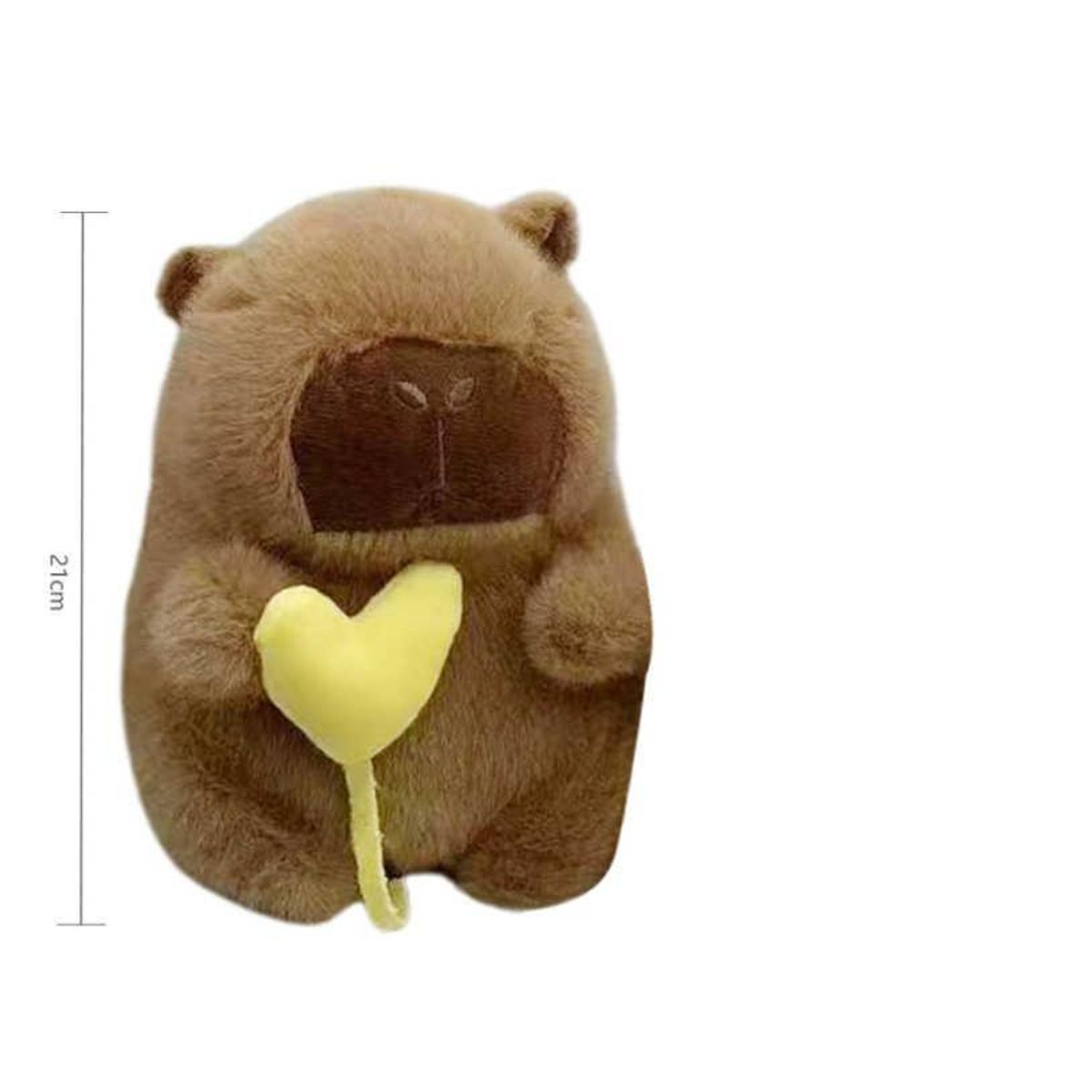 GENERICO - Peluche Carpincho 21cm Corazón