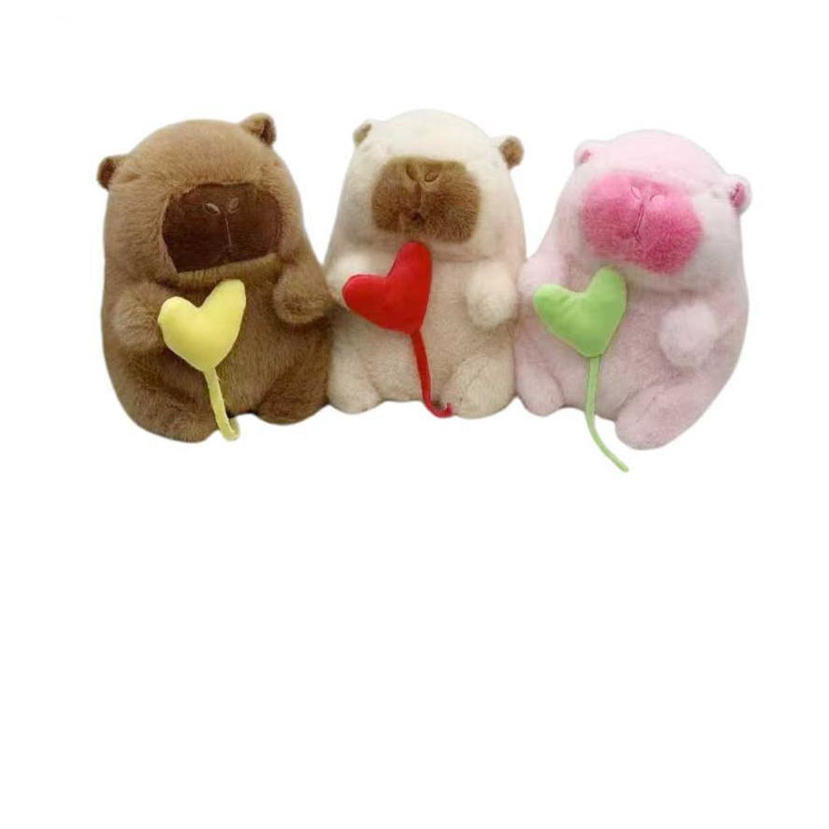 GENERICO - Peluche Carpincho 21cm Corazón