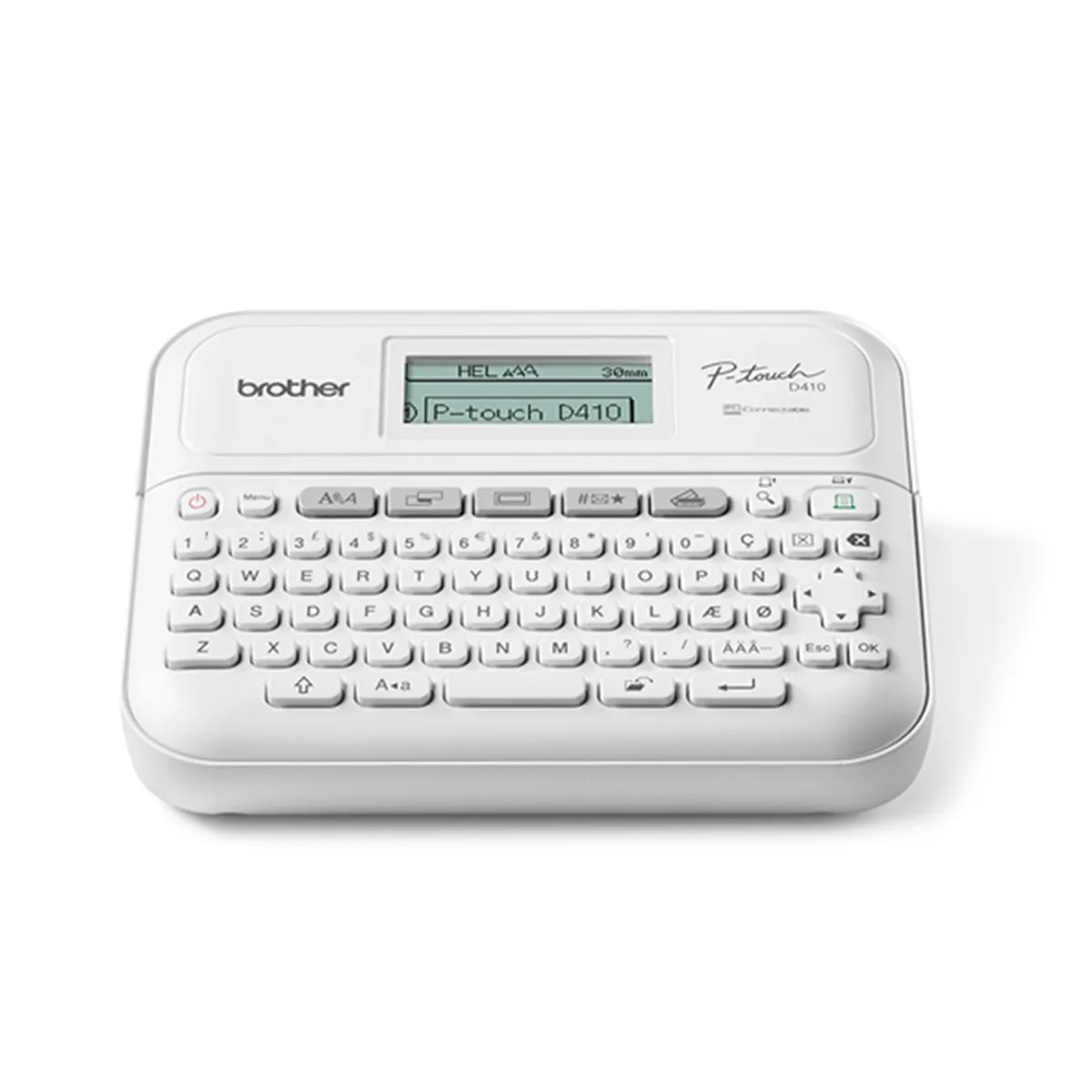 BROTHER - Rotuladora Electronica PT-D410 Teclado QWERTY USB 180pp