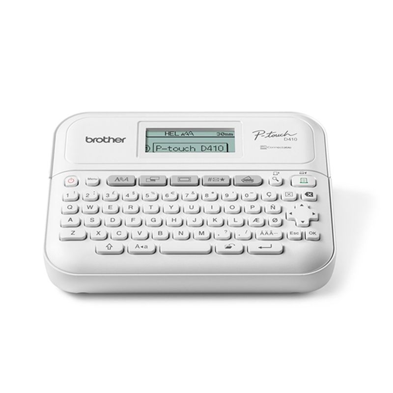 BROTHER - Rotuladora Electronica PT-D410 Teclado QWERTY USB 180pp