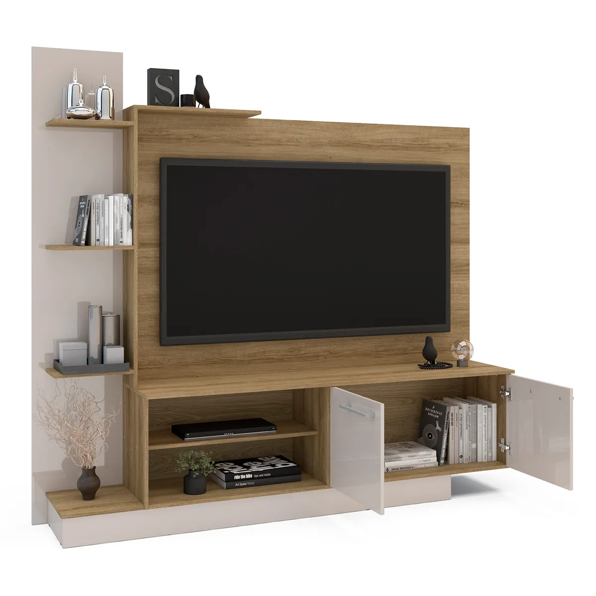 VEKKAHOME - HOME TV REINA 55 BEIGE