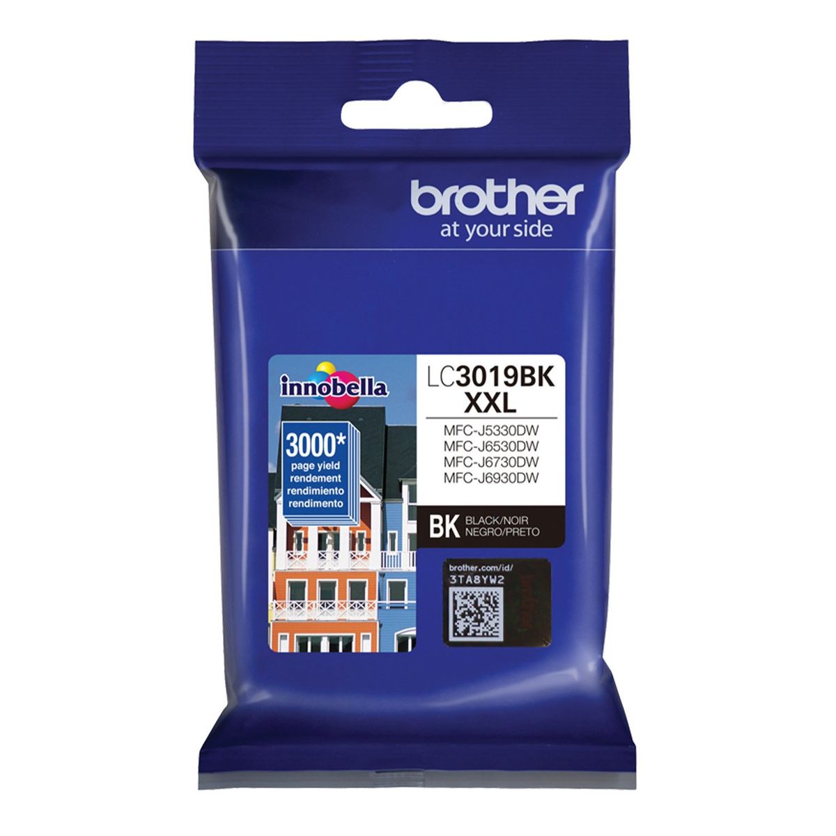 BROTHER - Cartucho Tinta Original LC3019BK  Alto rendimiento 3.000 pag