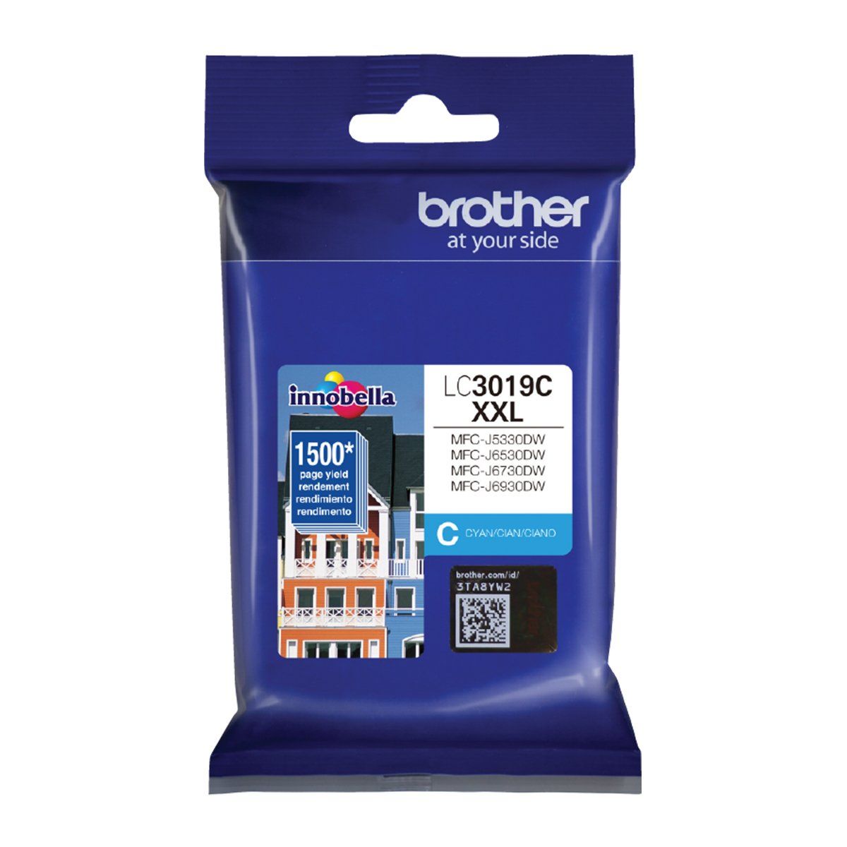 BROTHER - Cartucho Tinta LC3019 Cian Alto rendimiento 1.500 pag