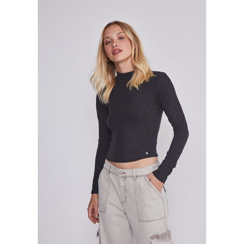 SIOUX - Polera Mujer Soft Gris Sioux