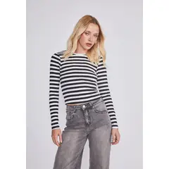 SIOUX - Polera Mujer Soft Negro