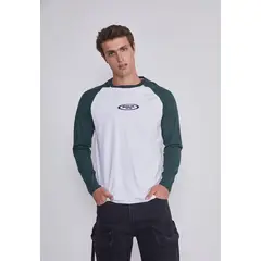 SIOUX - Polera Hombre Bicolor Verde