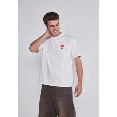 SIOUX - Polera Hombre Cerezas Blanco