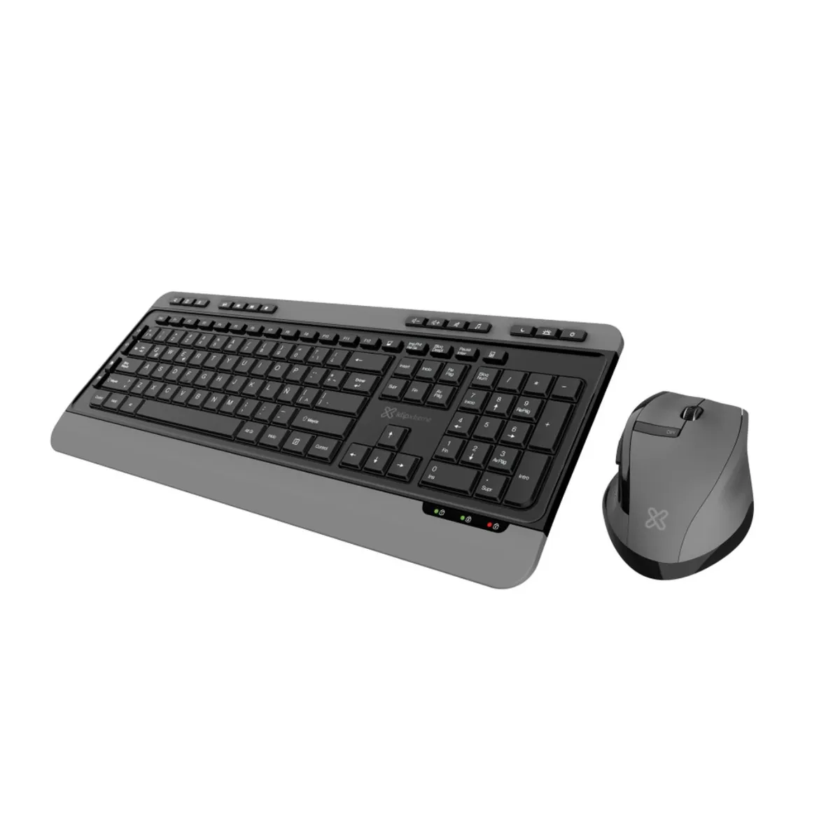 KLIP XTREME - KlipXtreme Kit teclado mouse inalambrico KBK-520 - Negro