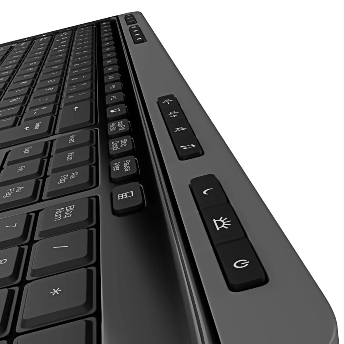 KLIP XTREME - KlipXtreme Kit teclado mouse inalambrico KBK-520 - Negro