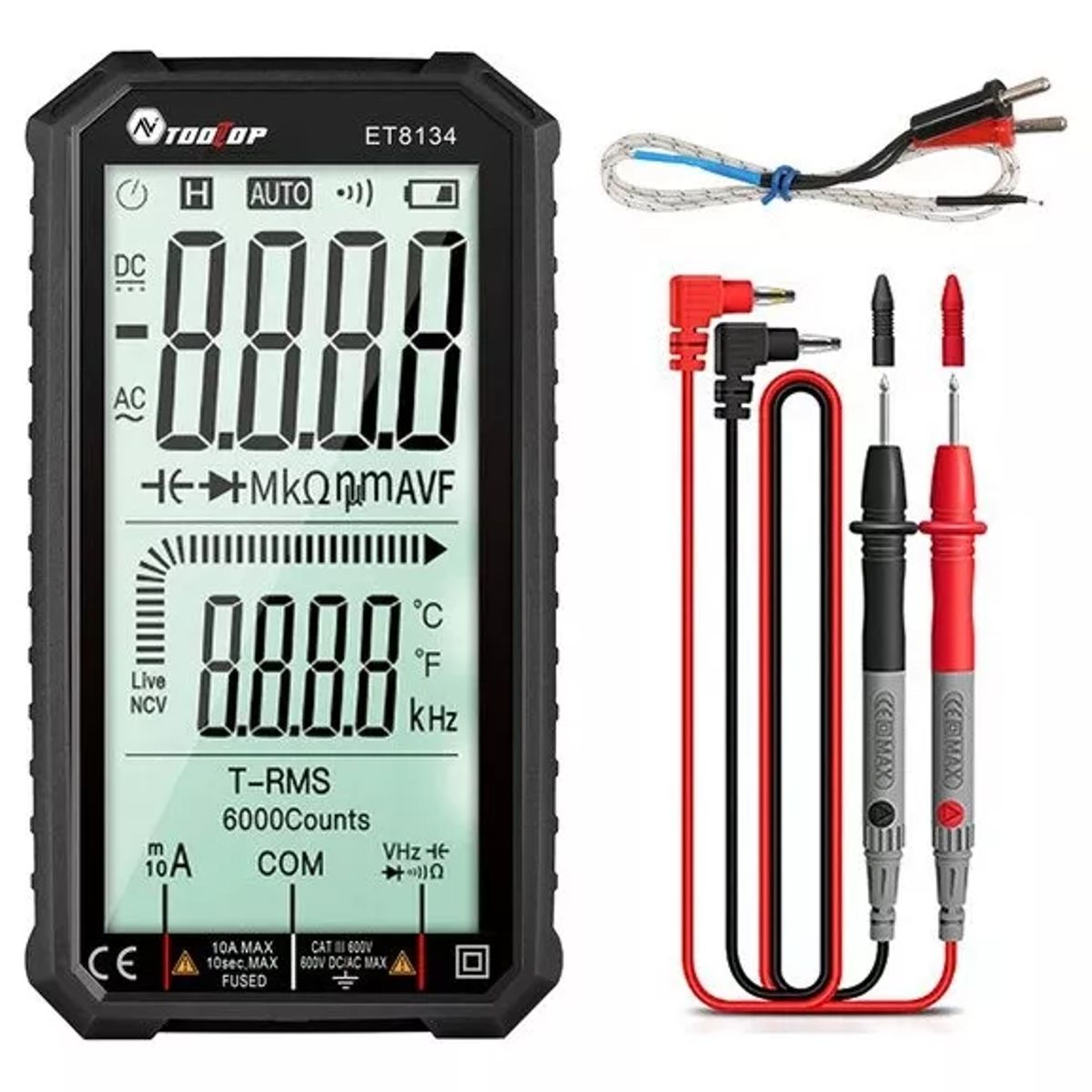 GENERICO - Tester Multitester Multimetro Digital Lcd