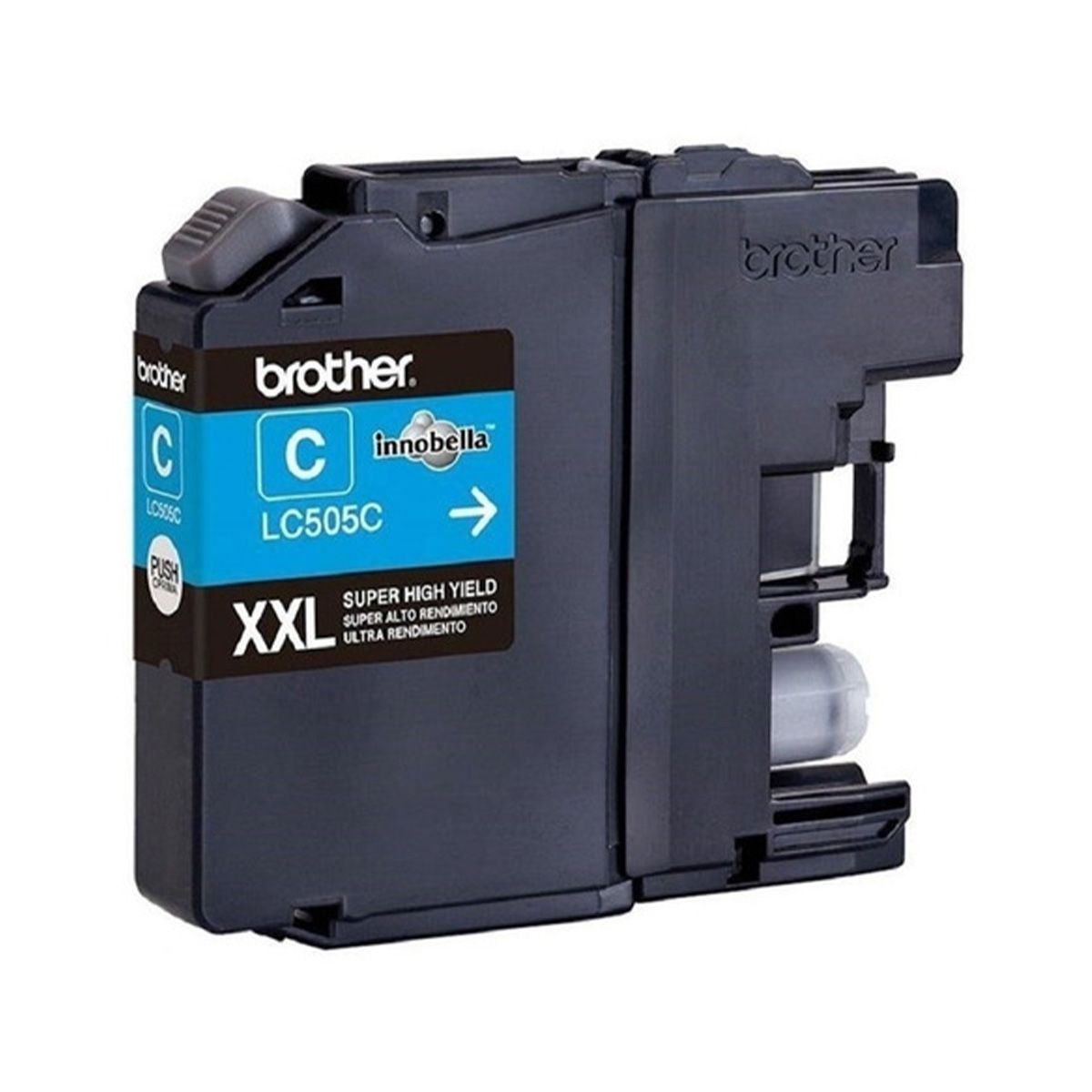 BROTHER - Cartucho de tinta LC505C Cian rendimiento 1300 páginas