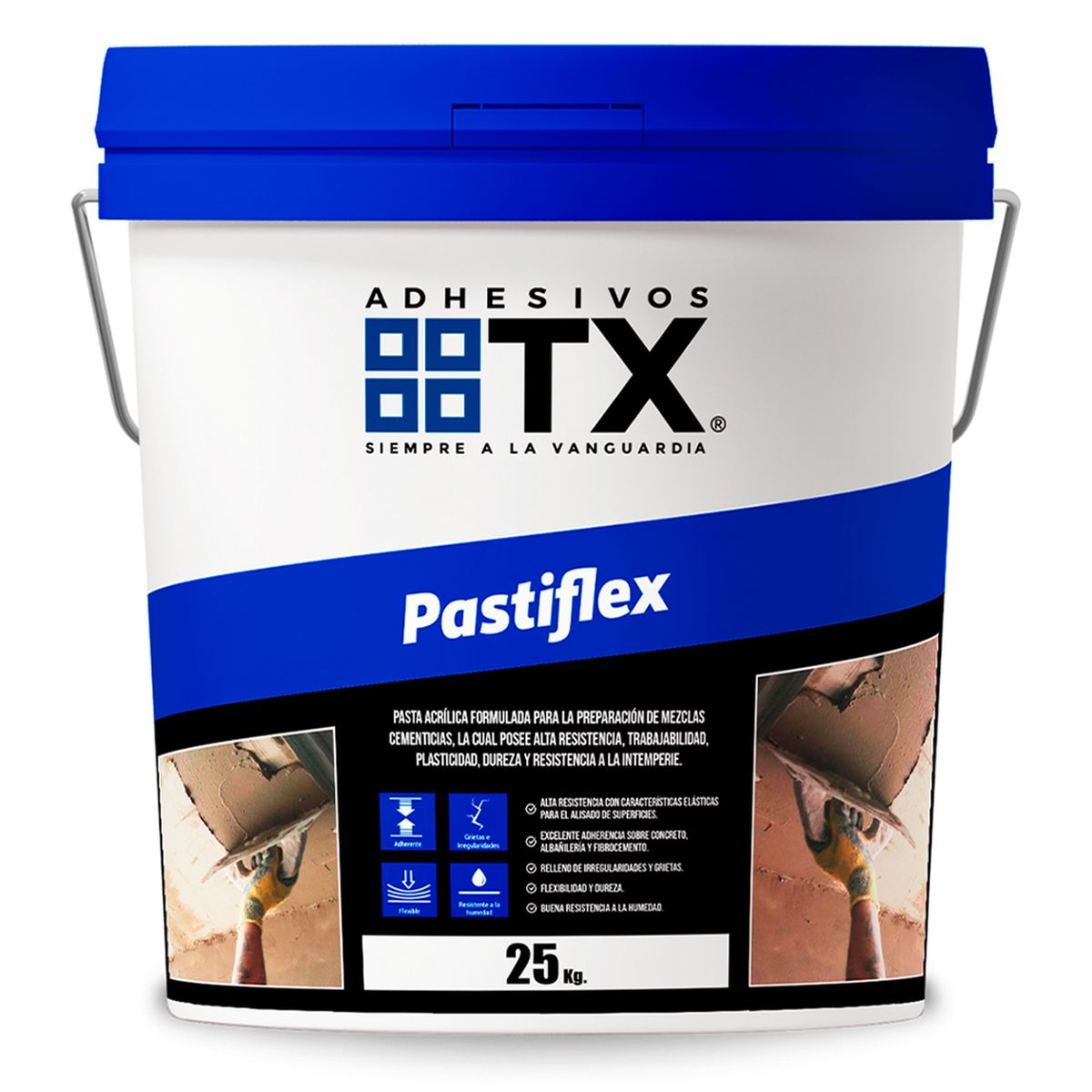 GENERICO - PASTIFLEX TINETA - Pasta acrílica, 25KG