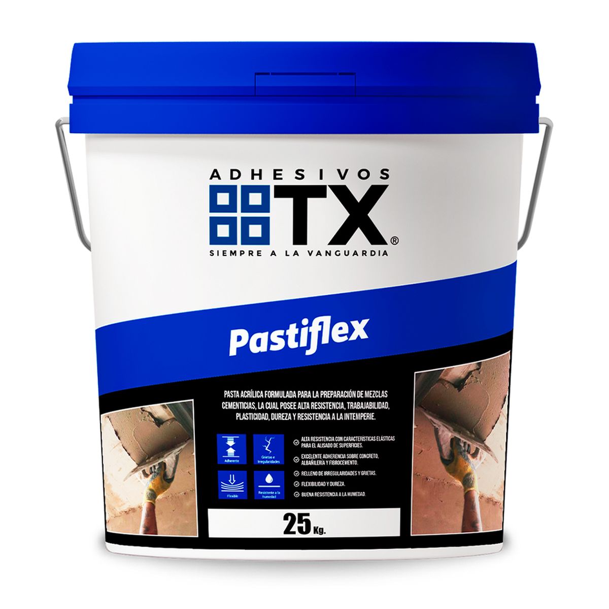 GENERICO - PASTIFLEX TINETA - Pasta acrílica, 25KG