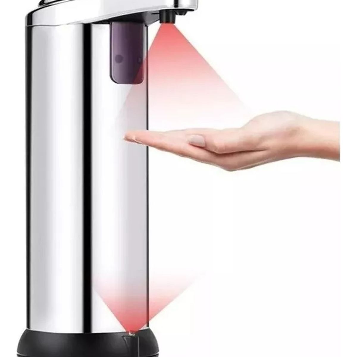 IRM - Dispenser Automático Acero Sensor Alcohol En Gel Jabón