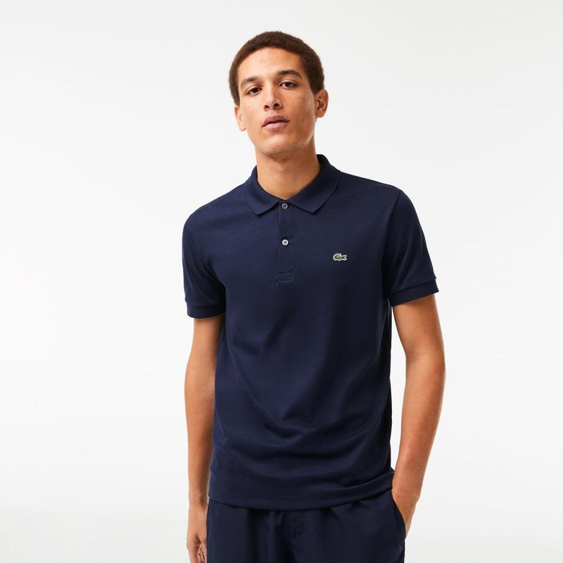LACOSTE - Polera Polo Algodón Hombre Lacoste DH2050 Azul