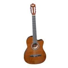 ZARAGOZA - GUITARRA CUTAWAY 39 CAFÉ CUERDA NYLON