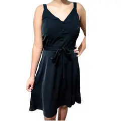 MPROPIA - Vestido Corto Mujer Verano Pabilos Con Cinturon 868