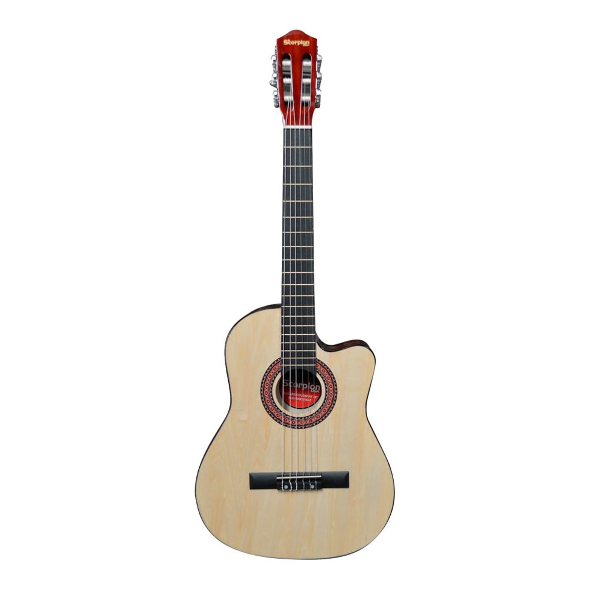 SCORPION - GUITARRA CUTAWAY 39 NATURAL CUERDA NYLON SCORPION