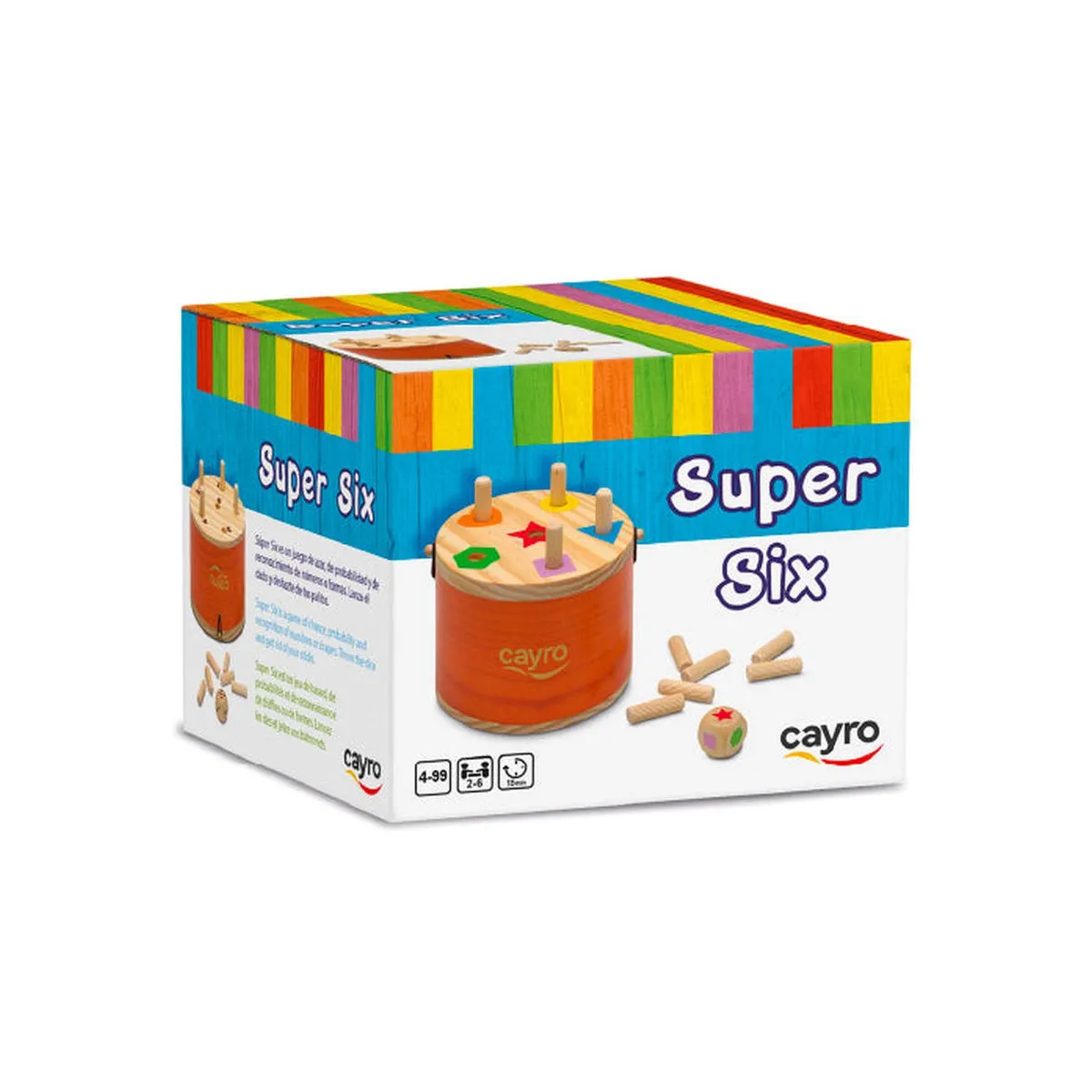 CAYRO - Juego Super six - Cayro