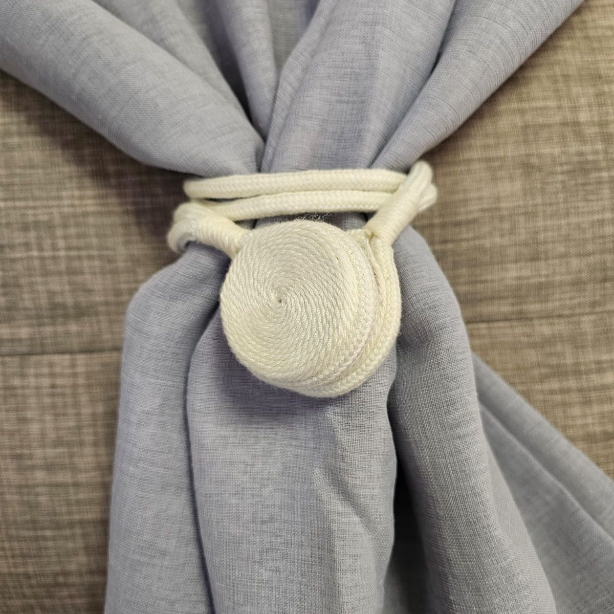 GENERICO - Sujetador para cortinas imantado - Accesorios Champagne 1 Unidad