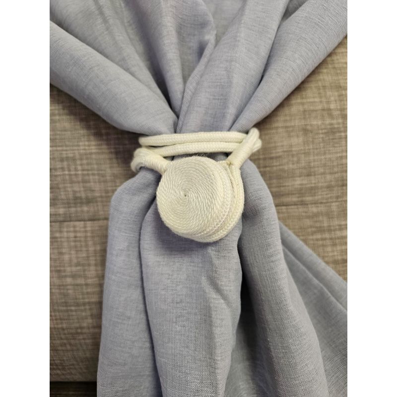 GENERICO - Sujetador para cortinas imantado - Accesorios Champagne 1 Unidad