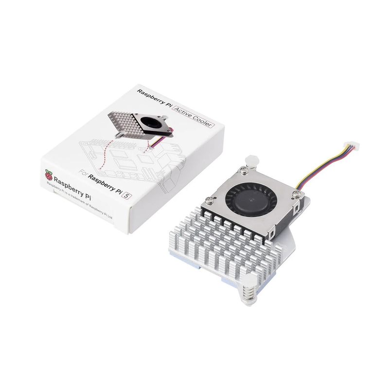 RASPBERRY PI - Ventilador Oficial para Raspberry Pi 5 con Disipador