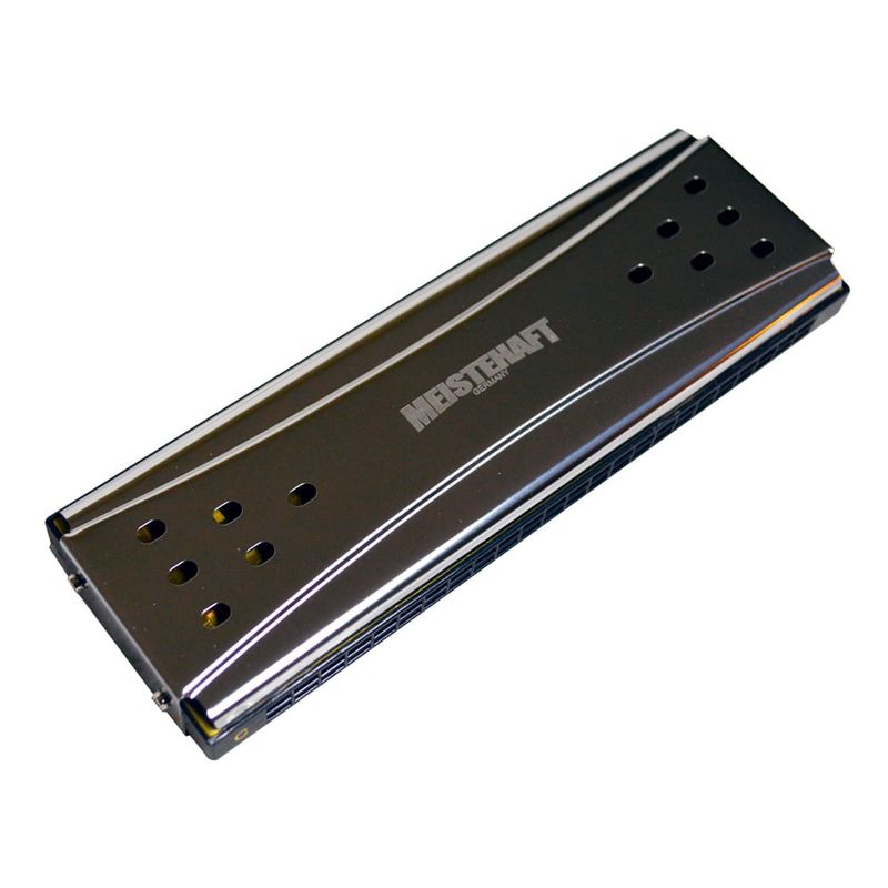 MEISTEHAFT - ARMONICA DOBLE CARA CROMADA MAT-242 MEISTEHAFT