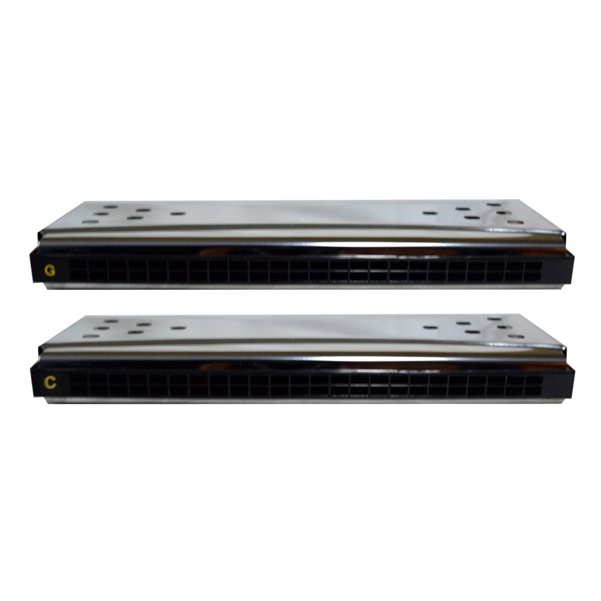 MEISTEHAFT - ARMONICA DOBLE CARA CROMADA MAT-242 MEISTEHAFT