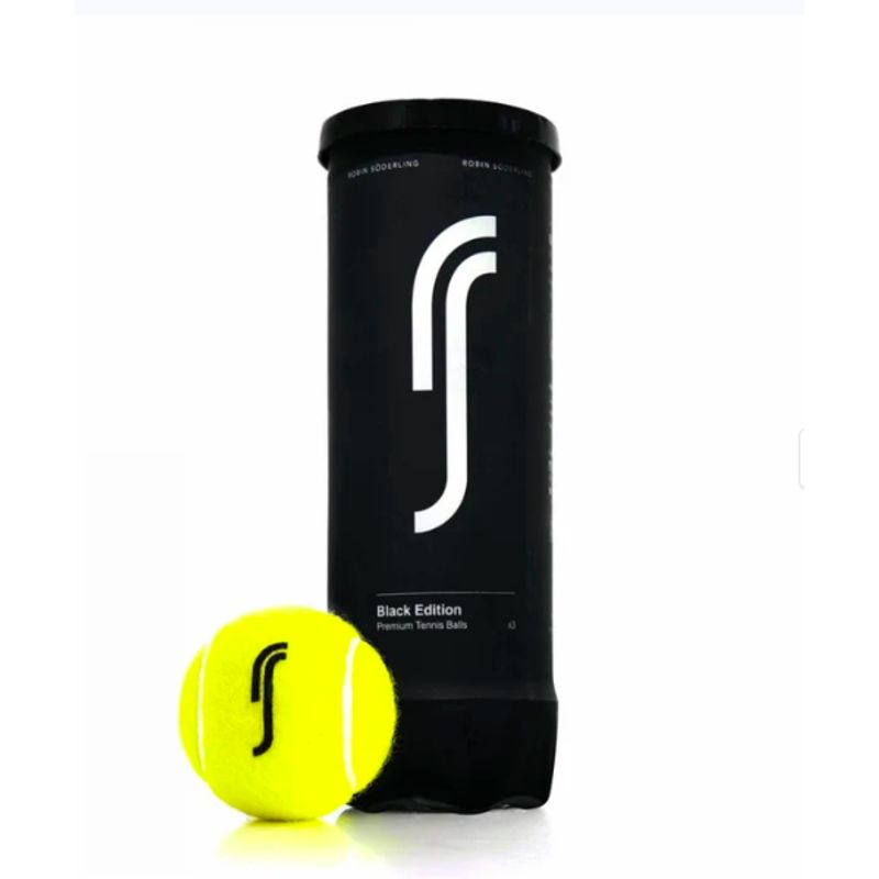 ROBIN SODERLING - Tripack de Pelota Tenis Robin Soderling Black Edition X3