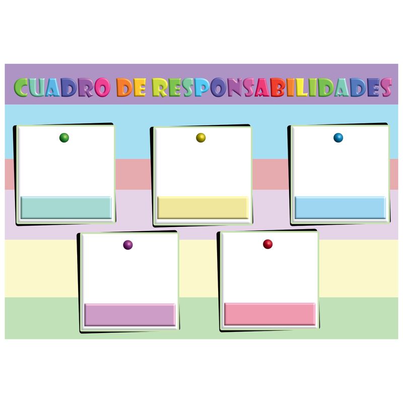 GENERICO - Kit De Cuadros Esenciales Para Sala De Clases