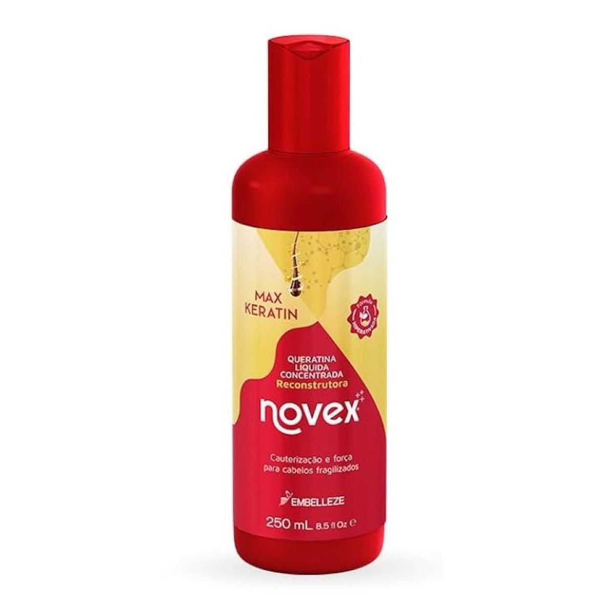 NOVEX - Tratamiento De Keratina Liquida Max Keratin Novex 250 Ml