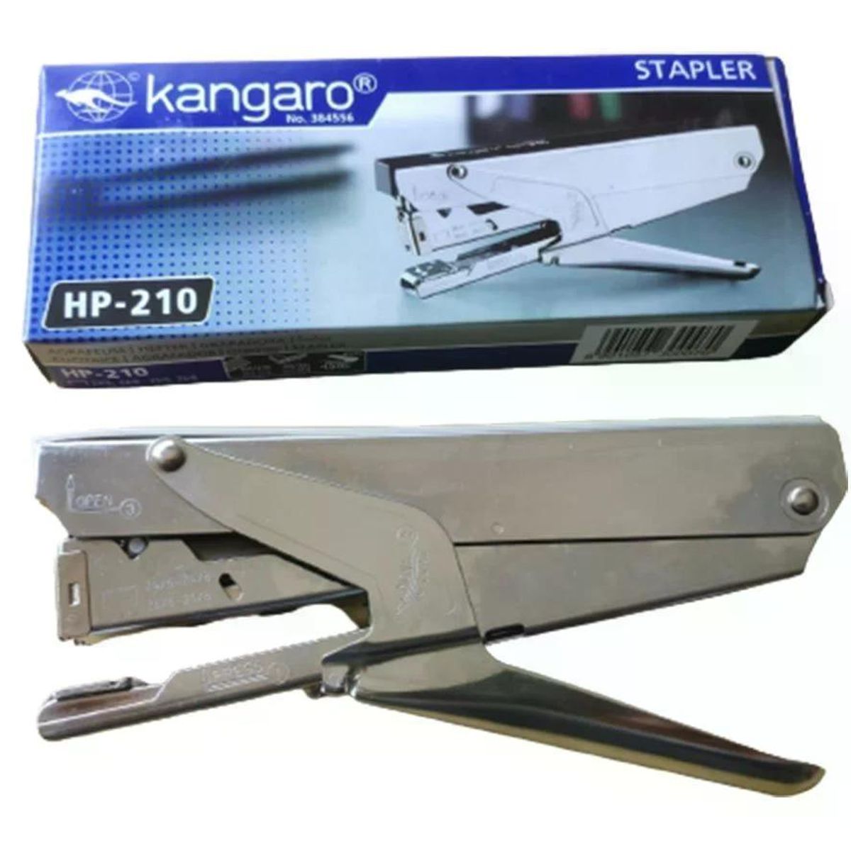 GENERICO - Corchetera Pinza HP-210  Kangaro - Negro