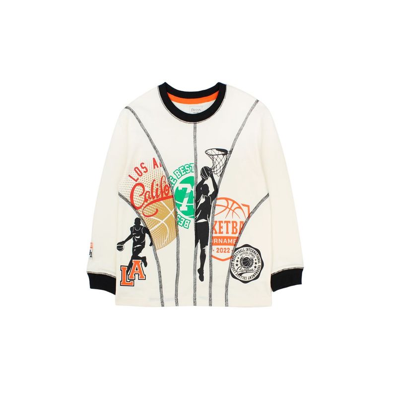 FICCUS - Polera Kids Niño Academy Blanco