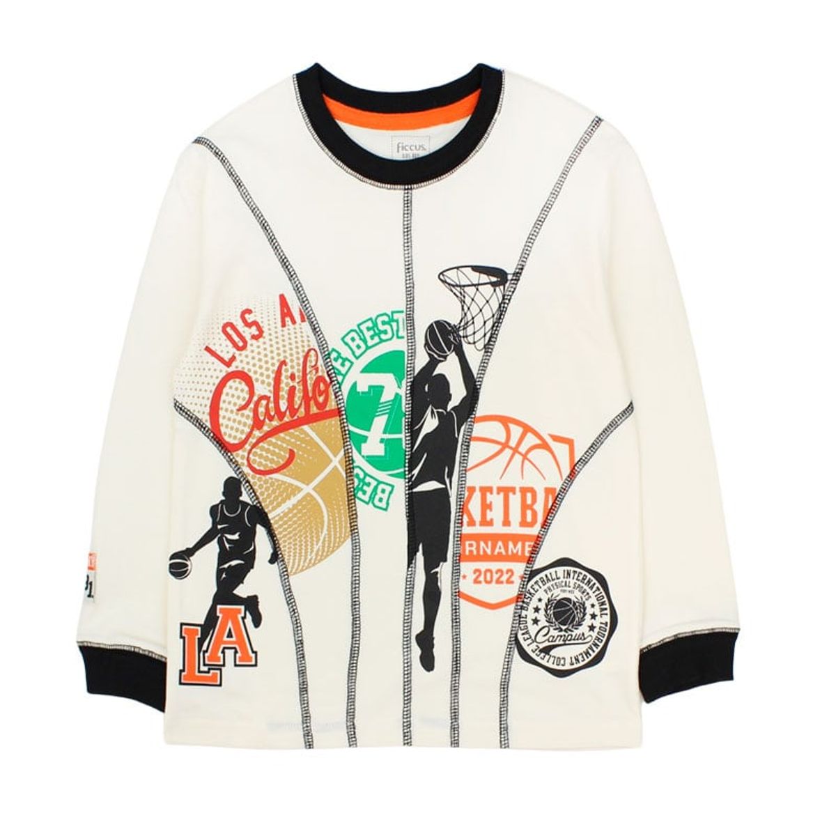 FICCUS - Polera Kids Niño Academy Blanco