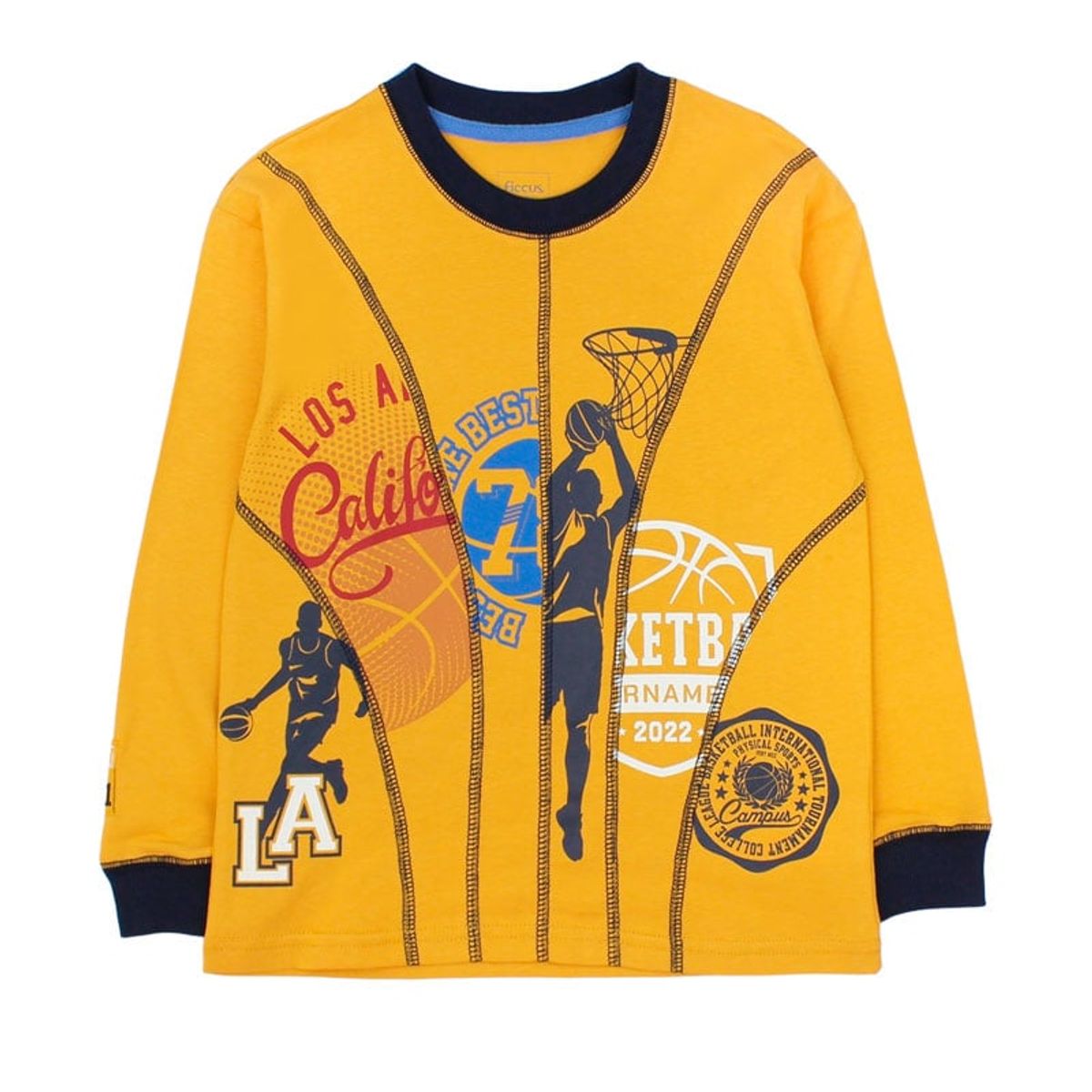 FICCUS - Polera Kids Niño Academy Amarillo