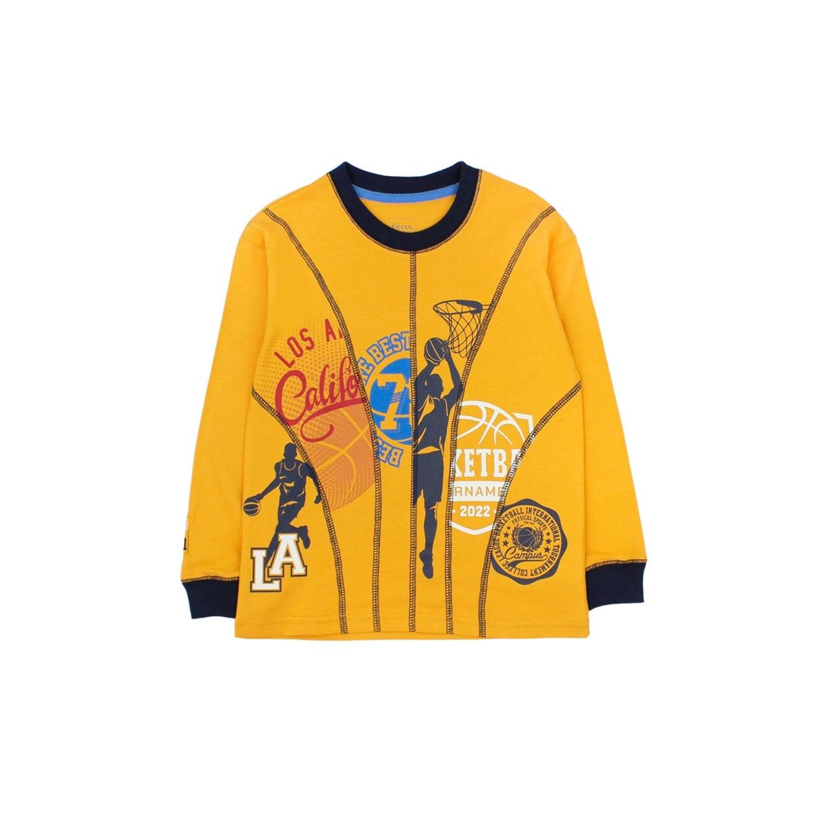 FICCUS - Polera Kids Niño Academy Amarillo
