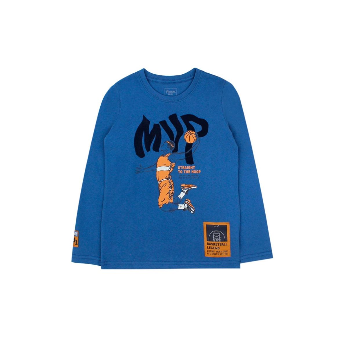 FICCUS - Polera Kids Niño Academy Azul