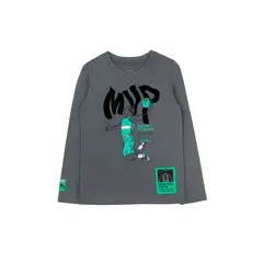FICCUS - Polera Kids Niño Academy Gris