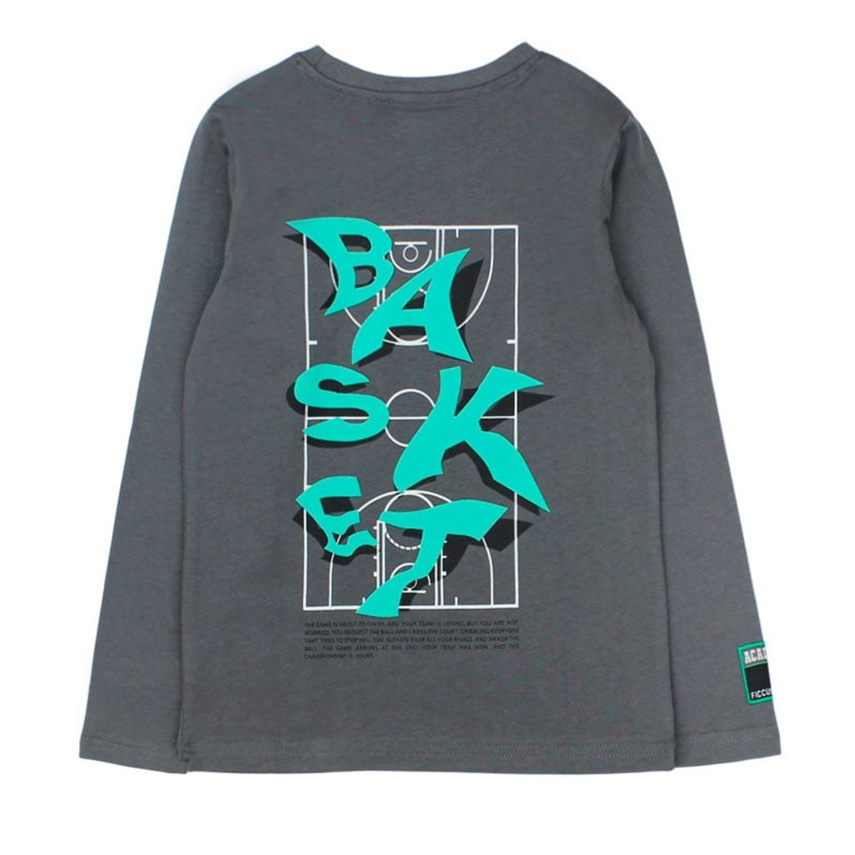 FICCUS - Polera Kids Niño Academy Gris
