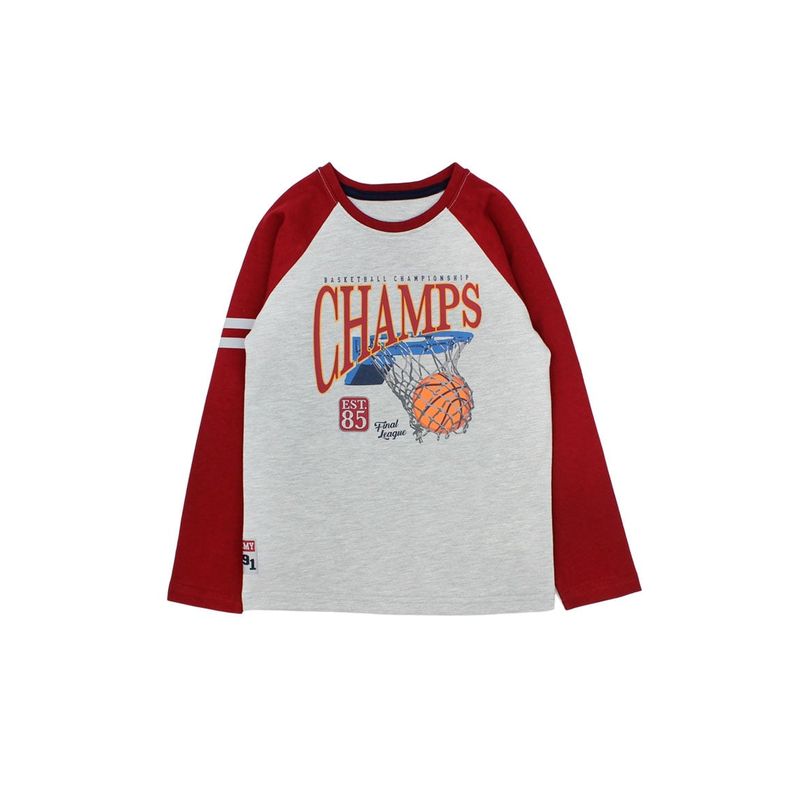 FICCUS - Polera Kids Niño Academy Gris