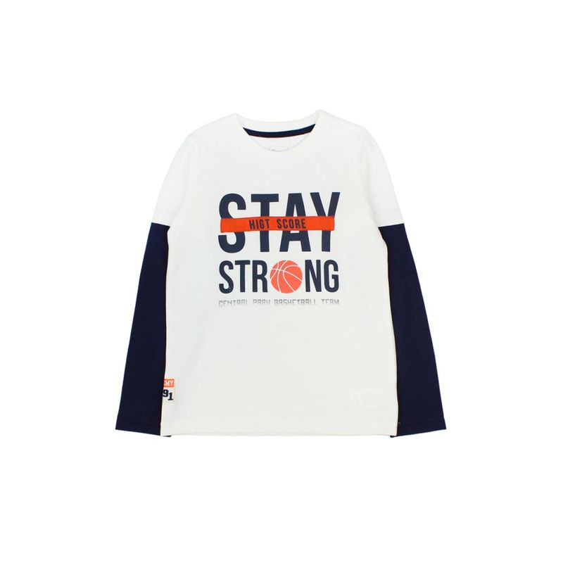 FICCUS - Polera Kids Niño Academy Blanco
