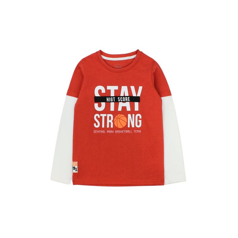 FICCUS - Polera Kids Niño Academy Rojo