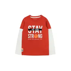 FICCUS - Polera Kids Niño Academy Rojo