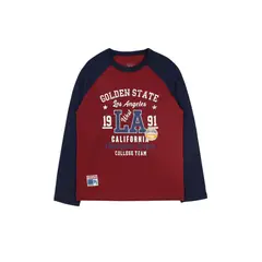 FICCUS - Polera Junior Niño Academy Burdeos